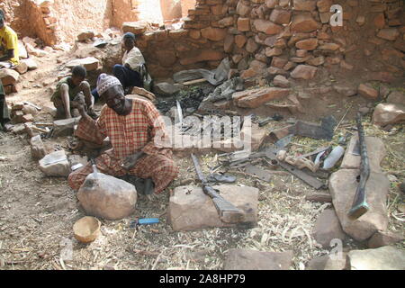 Der Dogon: Dorf Kundu Gina Stockfoto