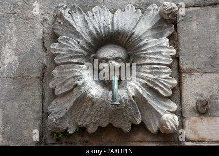 Detail der alte Brunnen in Dubrovnik (Kroatien) Stockfoto