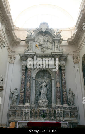 St. Johannes von Nepomuk Altar in der Kathedrale von Dubrovnik Stockfoto