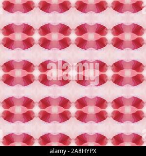 Nahtlose abstrakt Hintergrund mit Muster und Rosa, moderate Rot und blass Violett Rot Farben. Stockfoto