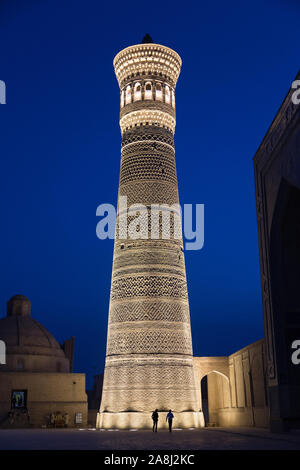 Abend in Buchara, Usbekistan Stockfoto