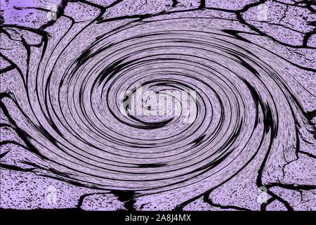 Purple digital Swirl Stockfoto