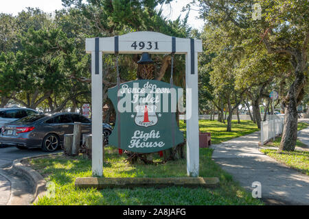 Die Ponce de Leon Inlet Leuchtturm und Museum ist der höchste Leuchtturm in Florida bei 175 Fuß hoch im Jahre 1887 erbaut, Es ist ein Nationales historisches Denkmal. Stockfoto