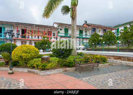 Das Dorf von Concepción, Antioquia, Kolumbien. Stockfoto