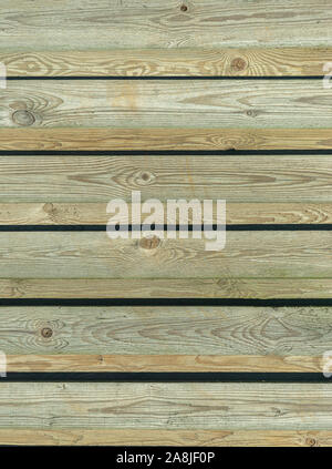 Aus Holzbrettern Hintergrund. Holz Textur. Horizontale. Nahaufnahme Stockfoto