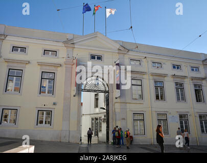 Die lissabonner Heilige Haus der Barmherzigkeit - Santa Casa da Misericordia de Lisboa, Portugal die gemeinnützige Organisation. Stockfoto