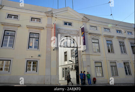 Die lissabonner Heilige Haus der Barmherzigkeit - Santa Casa da Misericordia de Lisboa, Portugal die gemeinnützige Organisation. Stockfoto