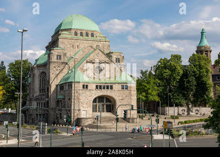 Die Alte Synagoge, Haus der Jüdischen Kultur in Essen. Stockfoto