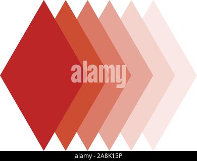 3D-Isometrische Infografik Design von Fading Schichten mit 6 leves. Banner können für Präsentationen, Workflow, Prozess Diagramm verwendet werden, Flow chart Stock Vektor