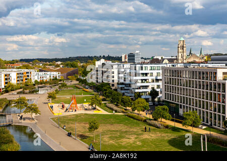 Essen, Stadtmitte, dem Universitätsviertel, Grüne center Essen, neues Stadtviertel zwischen der Innenstadt und der Universität entfernt, Leben und Arbeiten, leisu Stockfoto