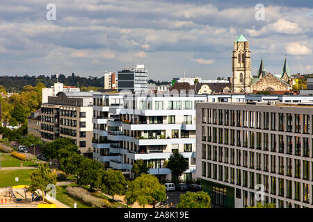 Essen, Stadtmitte, dem Universitätsviertel, Grüne center Essen, neues Stadtviertel zwischen der Innenstadt und der Universität entfernt, Leben und Arbeiten, leisu Stockfoto