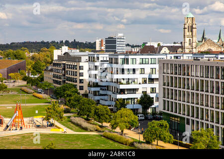 Essen, Stadtmitte, dem Universitätsviertel, Grüne center Essen, neues Stadtviertel zwischen der Innenstadt und der Universität entfernt, Leben und Arbeiten, leisu Stockfoto