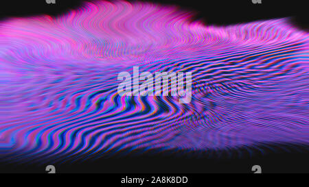 Abstrakt bunt Neon leuchtenden Hintergrund, verträumte 80er-Geist. Stockfoto