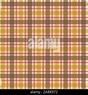 Thanksgiving/Fall plaid im Vektorformat. Stock Vektor