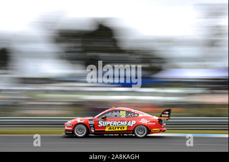 Sandown Raceway, Melbourne, Australien. 10 Nov, 2019. Penrite Sandown 500 Motor Racing; Chaz Mostert treibt die Tickford Racing Ford Mustang im Warm up für die Sandown 500-redaktionelle Verwendung Credit: Aktion plus Sport/Alamy leben Nachrichten Stockfoto