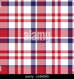Klassisch Modern Tartan Tartan nahtlose Muster in Vektor - Dies ist eine klassische Plaid, kariert, Tartan Muster für T-Shirt Druck geeignet, Stoff Stock Vektor