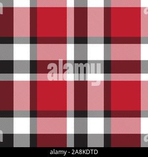 Klassisch Modern Tartan Tartan nahtlose Muster in Vektor - Dies ist eine klassische Plaid, kariert, Tartan Muster für T-Shirt Druck geeignet, Stoff Stock Vektor