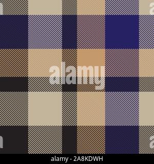 Klassisch Modern Tartan Tartan nahtlose Muster in Vektor - Dies ist eine klassische Plaid, kariert, Tartan Muster für T-Shirt Druck geeignet, Stoff Stock Vektor
