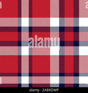 Klassisch Modern Tartan Tartan nahtlose Muster in Vektor - Dies ist eine klassische Plaid, kariert, Tartan Muster für T-Shirt Druck geeignet, Stoff Stock Vektor