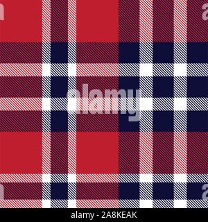 Klassisch Modern Tartan Tartan nahtlose Muster in Vektor - Dies ist eine klassische Plaid, kariert, Tartan Muster für T-Shirt Druck geeignet, Stoff Stock Vektor