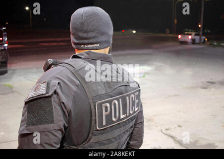 Detroit Polizei Special Operations Officer, Detroit, Michigan, USA Stockfoto