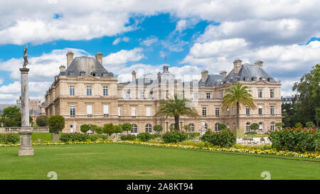 Paris, der Senat im Jardin du Luxembourg, französische Institution Stockfoto
