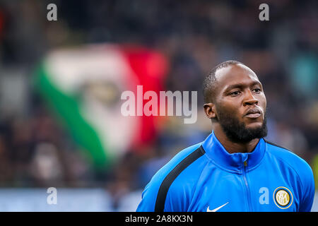 Mailand, Italien. 9 Nov, 2019. romelu lukaku, FC Internazionale) während Inter vs Hellas Verona, der italienischen Fußball-Serie-A Männer Meisterschaft in Mailand, Italien, 09. November 2019 - LPS/Fabrizio Carabelli Credit: Fabrizio Carabelli/LPS/ZUMA Draht/Alamy leben Nachrichten Stockfoto