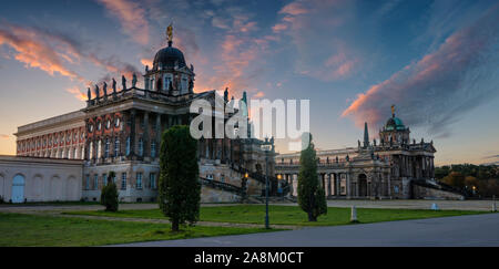 Potsdam, Germany-October 2017: Schloss Sanssouci in Potsdam, Universität Gebäude in Potsdam, im Palast Stockfoto