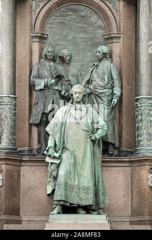 Maria Theresia Denkmal in Wien Österreich Stockfoto
