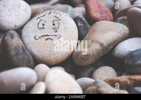 Einsam Hintergrund Konzept Stockfoto