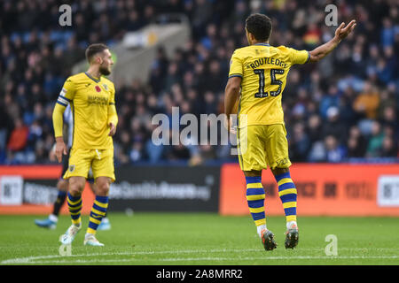 9. November 2019, Hillsborough, Sheffield, England; Sky Bet Meisterschaft, Sheffield Mittwoch v Swansea City: Wayne Routledge (15) von Swansea City Credit: Dean Williams/News Bilder Stockfoto