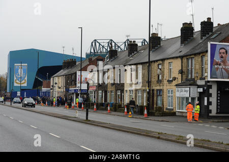 9. November 2019, Hillsborough, Sheffield, England; Sky Bet Meisterschaft, Sheffield Mittwoch v Swansea City: Hillsborough allgemeine Ansicht. Credit: Dean Williams/News Bilder Stockfoto