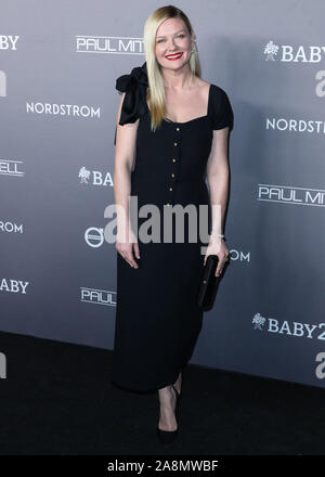 CULVER CITY, LOS ANGELES, Kalifornien, USA - 09. NOVEMBER: Schauspielerin Kirsten Dunst kommt an der 2019 Baby 2 Baby Gala bei 3 Labors am 9. November 2019 in Culver City, Los Angeles, Kalifornien, USA statt. (Foto von Xavier Collin/Image Press Agency) Stockfoto