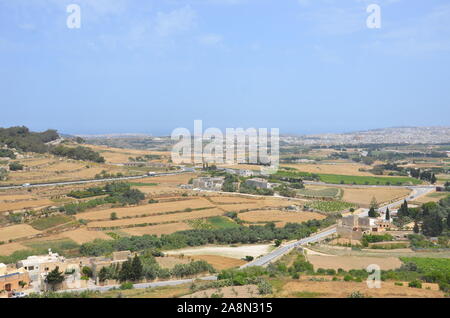 Landschaft, Mdina, Malta Stockfoto