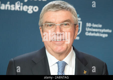 Thomas Bach, der Präsident des Internationalen Olympischen Komitees, in Danzig, Polen. 6. November 2019 © wojciech Strozyk/Alamy Stock Foto Stockfoto