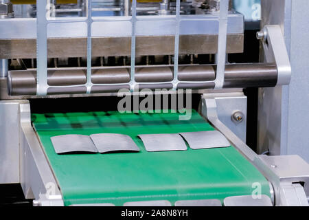 Tablet pharmazeutische Blisterverpackungen Maschine Stockfoto