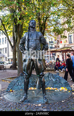 Peter De Grote/Zar Peter der Große Statue, Sint Andries, Antwerpen, Belgien. Stockfoto