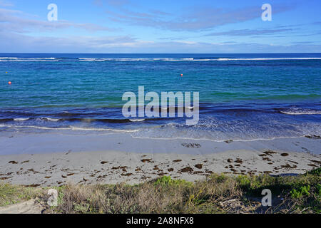 Anzeigen von Horrocks Beach im Mittleren Westen Region von Western Australia Stockfoto