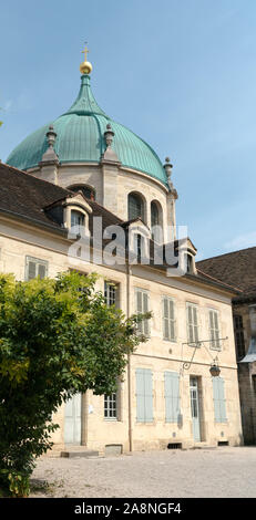 Dijon, Burgund/Frankreich - 27. August 2019: Außenansicht des Musée de la Vie Bourguignonne oder Museum der Burgundischen Leben in Dijon. Stockfoto