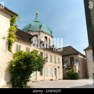 Dijon, Burgund/Frankreich - 27. August 2019: Außenansicht des Musée de la Vie Bourguignonne oder Museum der Burgundischen Leben in Dijon. Stockfoto