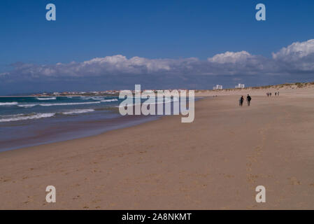 Gamboa Strand Peniche Portugal Stockfoto