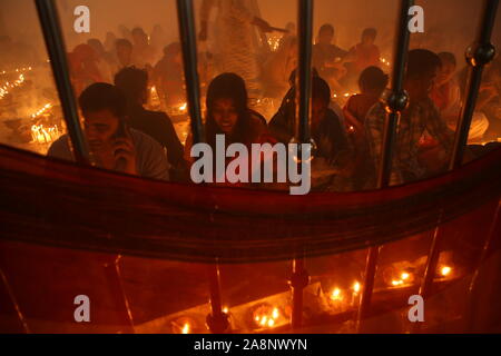 In Barodi rakher Upobash Loknath Baba Ashram, Narayanganj, Bangladesch 2019 Stockfoto