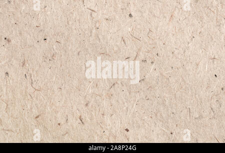 Recycelte Verpackung braunes Papier Hintergrund oder Textur Stockfoto