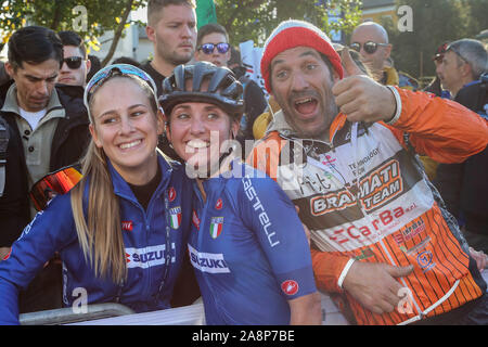 Silvelle, Italien, 10. November 2019, Lechner Eva ita während der Europäischen Cyclocross Meisterschaft - Ciclocross-Kredit: LPS/Luca Tedeschi/Alamy leben Nachrichten Stockfoto