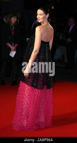 Die BFI 63 London Film Festival UK Premiere von 'Le Mans '66' im Odeon Luxe, Leicester Square - Ankunft mit: caitriona Balfe Wo: London, Vereinigtes Königreich, wenn: 10 Okt 2019 Credit: Mario Mitsis/WENN.com Stockfoto