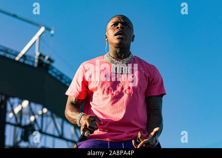 Texas, USA. 09 Nov, 2019. DaBaby führt während der zweiten jährlichen Astroworld Festival in der NRG Park am 9. November 2019 in Houston, Texas. Credit: MediaPunch Inc/Alamy leben Nachrichten Stockfoto