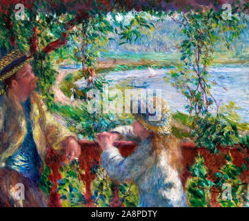 In der Nähe des Sees von Pierre Auguste Renoir (1841-1919), Öl auf Leinwand, 1879/80 Stockfoto