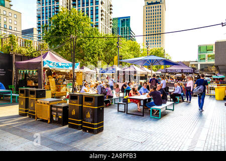 Southbank Centre Food Market, London, UK Stockfoto
