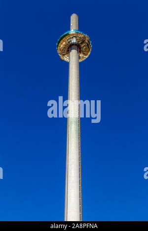 Der 162m m hohe Aussichtsturm Brighton i360, Brighton, Großbritannien Stockfoto