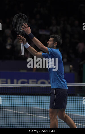 London, Italien. 10. während der NITTO ATP-Finale - Tennis Internationals - Kreditkarten: LPS/Roberto Zanettin/Alamy Live News Nov, 2019. djokovic Stockfoto